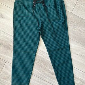 Alt‎ Punk Plaid Corset Lace-Up Pants Y2K Grunge - Size 16W